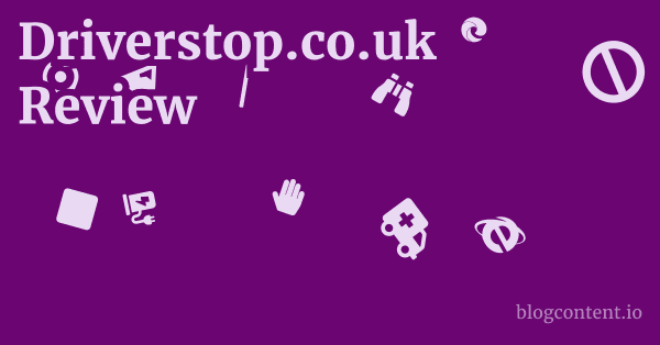 Driverstop.co.uk Review 1 by Partners