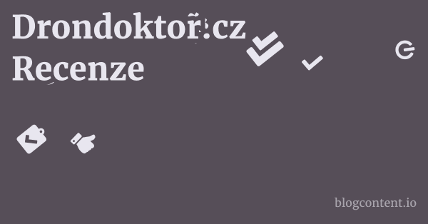 Drondoktor.cz Recenze