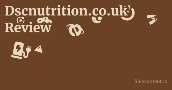 Dscnutrition.co.uk Review 1 by Partners