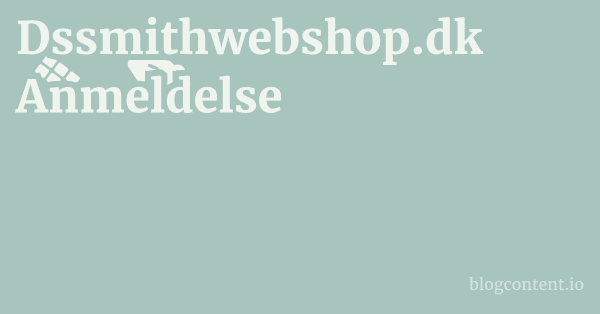 Dssmithwebshop.dk Anmeldelse 1 by Partners
