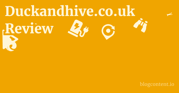 Duckandhive.co.uk Review 1 by Partners