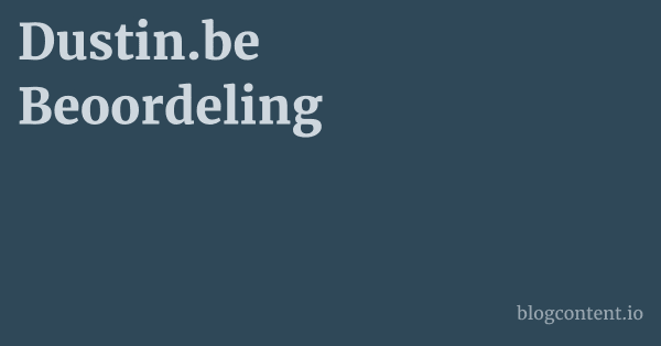 Dustin.be Beoordeling