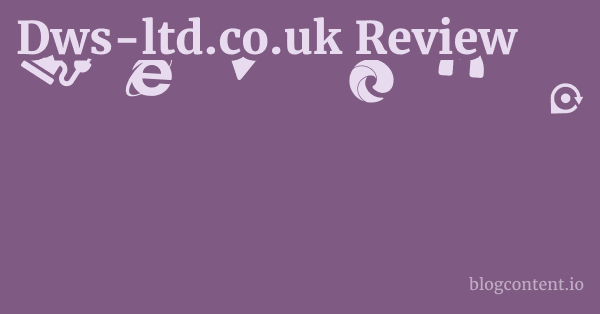 Dws-ltd.co.uk Review 1 by Partners