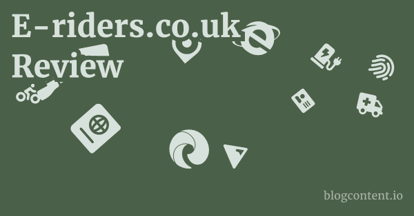 E-riders.co.uk Review 1 by Partners