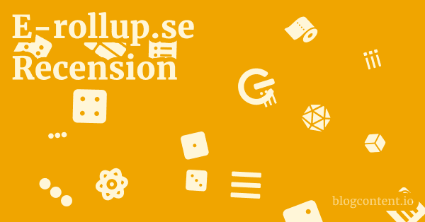 E-rollup.se Recension 1 by Partners