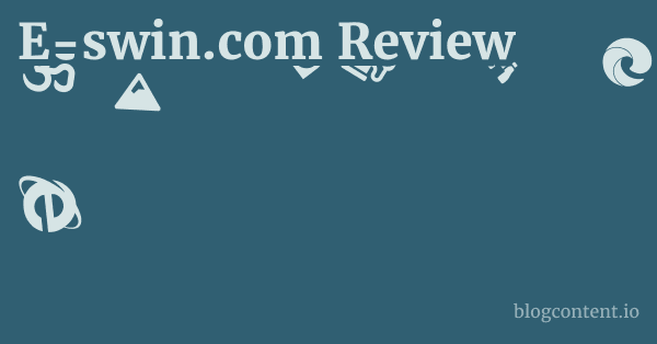 E-swin.com Review 1 by Partners