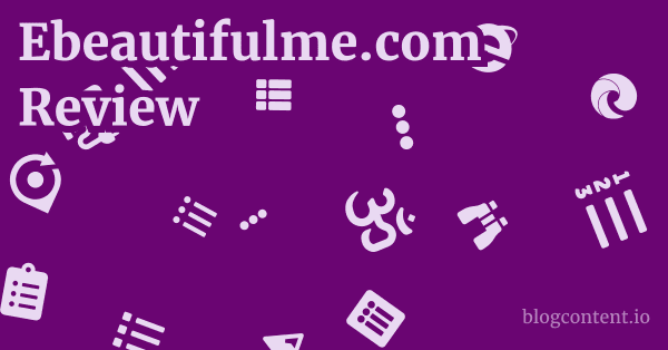 Ebeautifulme.com Review 1 by Partners