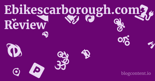 Ebikescarborough.com Review 1 by Partners