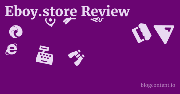 Eboy.store Review 1 by Partners
