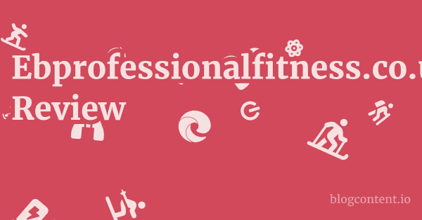 Ebprofessionalfitness.co.uk Review 1 by Partners