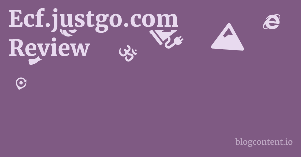 Ecf.justgo.com Review 1 by Partners