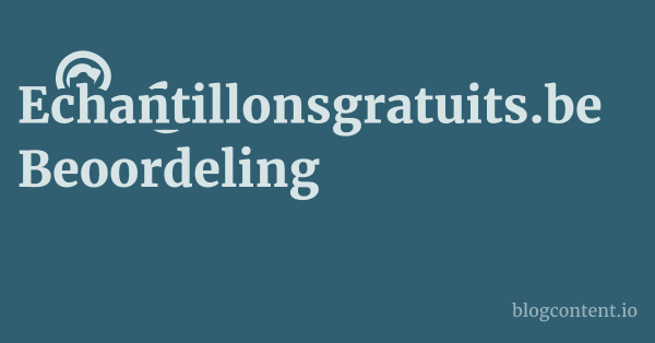 Echantillonsgratuits.be Beoordeling 1 by Partners