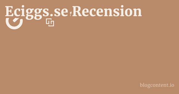 Eciggs.se Recension 1 by Partners