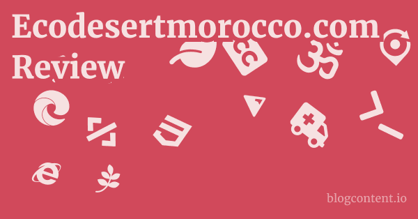 Ecodesertmorocco.com Review 1 by Partners