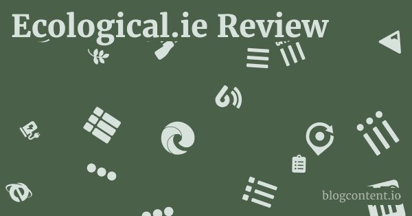 Ecological.ie Review 1 by Partners