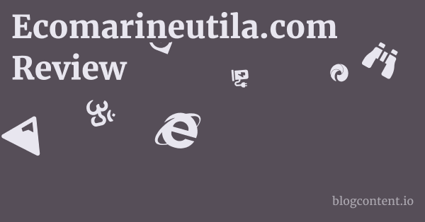 Ecomarineutila.com Review 1 by Partners