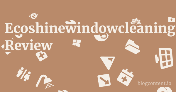Ecoshinewindowcleaning.co.uk Review 1 by Partners