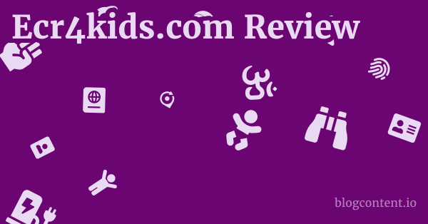 Ecr4kids.com Review 1 by Partners