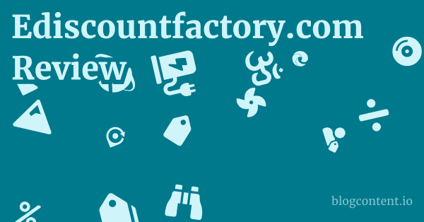 Ediscountfactory.com Review 1 by Partners