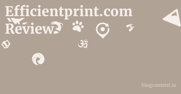 Efficientprint.com Review 1 by Partners
