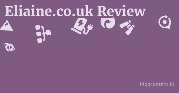 Eliaine.co.uk Review 1 by Partners