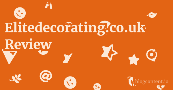Elitedecorating.co.uk Review 1 by Partners