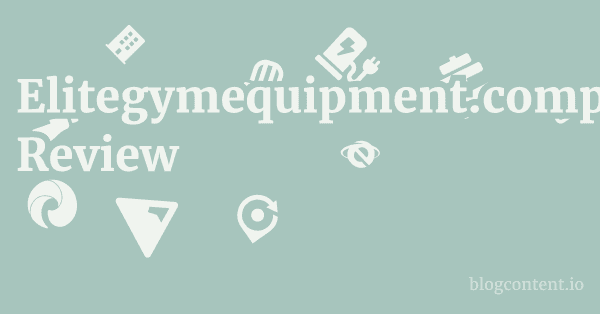 Elitegymequipment.company.site Review 1 by Partners