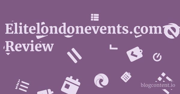 Elitelondonevents.com Review 1 by Partners