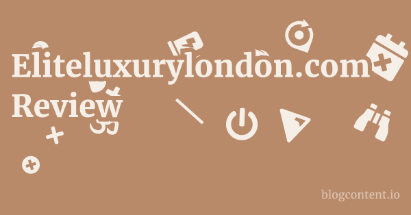 Eliteluxurylondon.com Review 1 by Partners