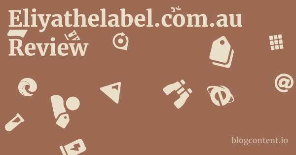 Eliyathelabel.com.au Review 1 by Partners