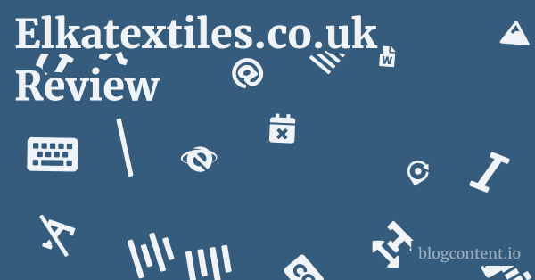 Elkatextiles.co.uk Review 1 by Partners
