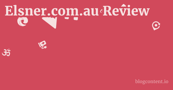 Elsner.com.au Review 1 by Partners
