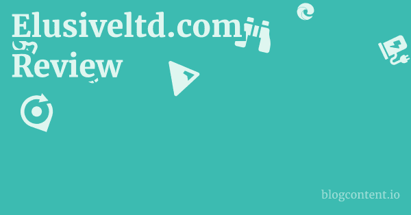 Elusiveltd.com Review 1 by Partners