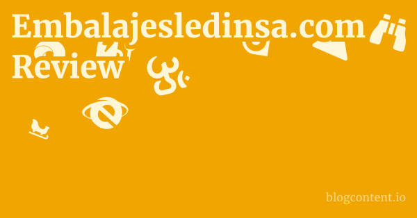 Embalajesledinsa.com Review 1 by Partners