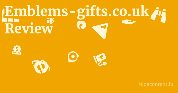 Emblems-gifts.co.uk Review 1 by Partners