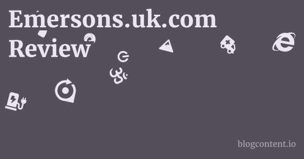 Emersons.uk.com Review 1 by Partners
