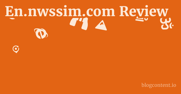 En.nwssim.com Review 1 by Partners