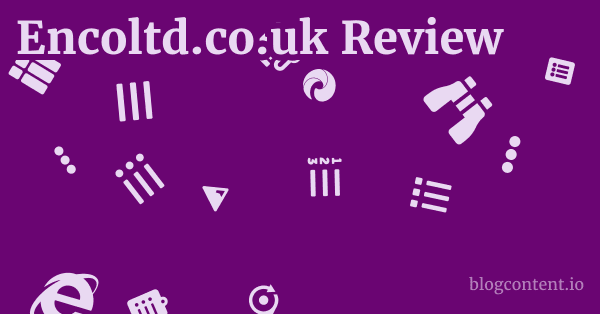 Encoltd.co.uk Review 1 by Partners
