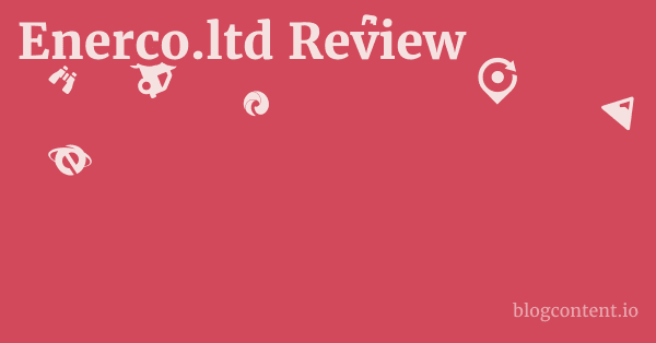 Enerco.ltd Review 1 by Partners