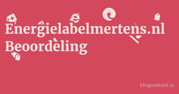 Energielabelmertens.nl Beoordeling 1 by Partners