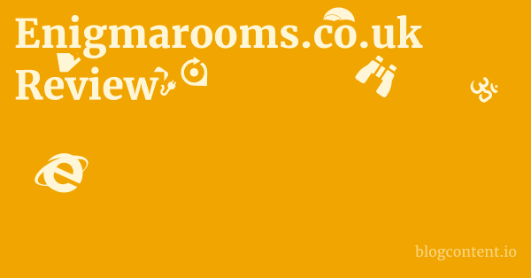Enigmarooms.co.uk Review 1 by Partners