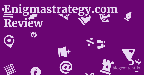 Enigmastrategy.com Review 1 by Partners