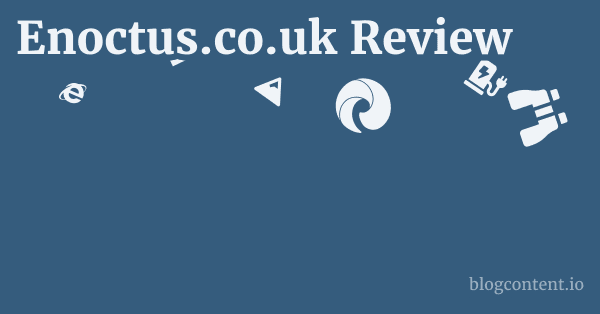 Enoctus.co.uk Review 1 by Partners