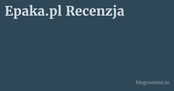 Epaka.pl Recenzja 1 by Partners