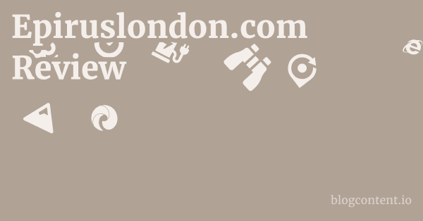 Epiruslondon.com Review 1 by Partners