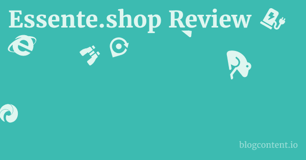 Essente.shop Review 1 by Partners