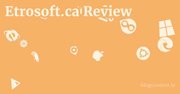 Etrosoft.ca Review 1 by Partners