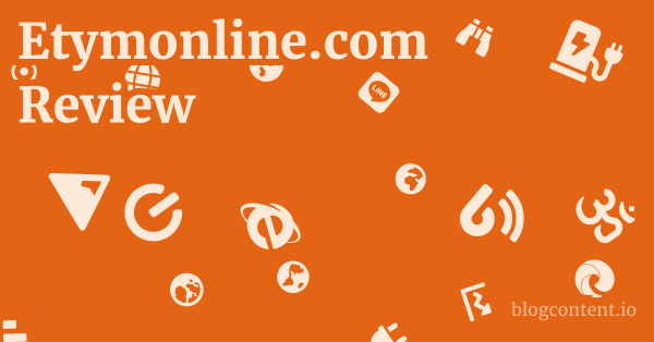 Etymonline.com Review 1 by Partners