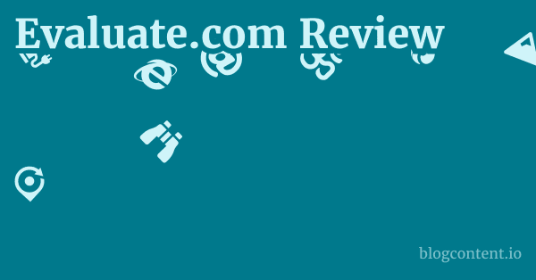 Evaluate.com Review 1 by Partners