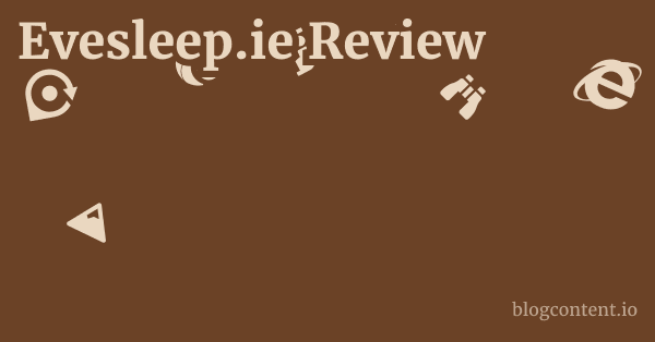 Evesleep.ie Review 1 by Partners